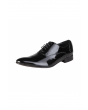 V  1969 Mens Cesar Patent Black Dress Shoes (Size 46)