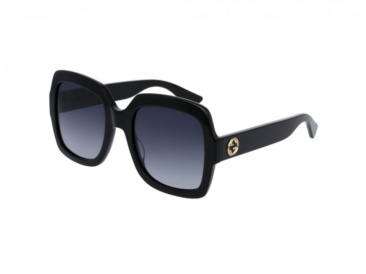 Gucci 古驰 女士太阳镜Black/Grey GG0036SN 001 