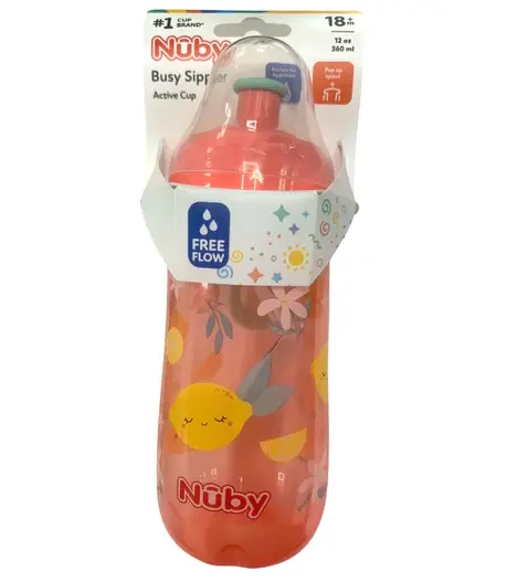 Nuby - Busy Sipper Beaker Lemon