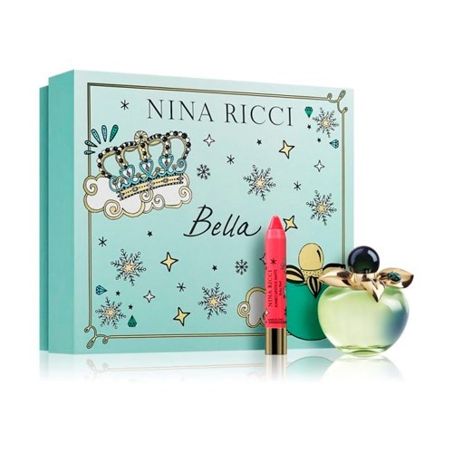 Nina Ricci 丽娜蕙姿 贝拉女士香 EDT80ml+唇膏2.5g 礼盒套装
