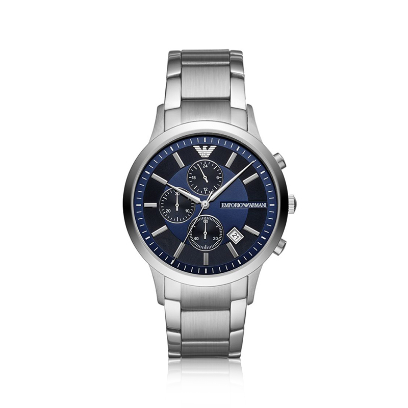 Emporio Armani 阿玛尼 休闲商务蓝色防水石英手表 AR11164 