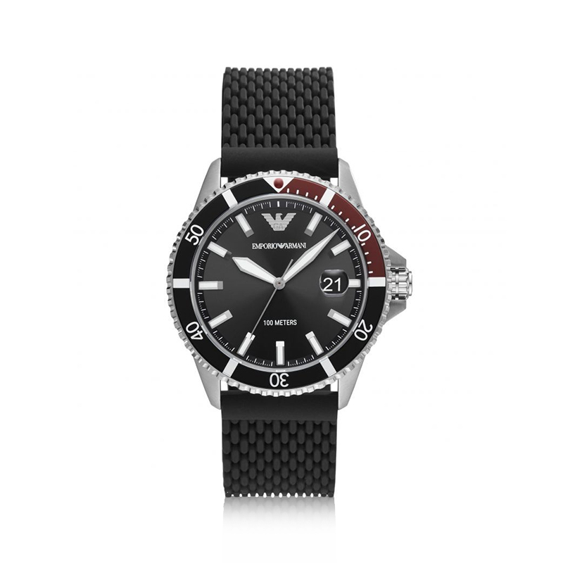 Emporio Armani 阿玛尼 硅胶防水潮流时尚石英表 - AR11341